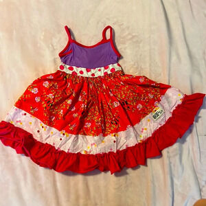 KPea floral dress, girls size 4T